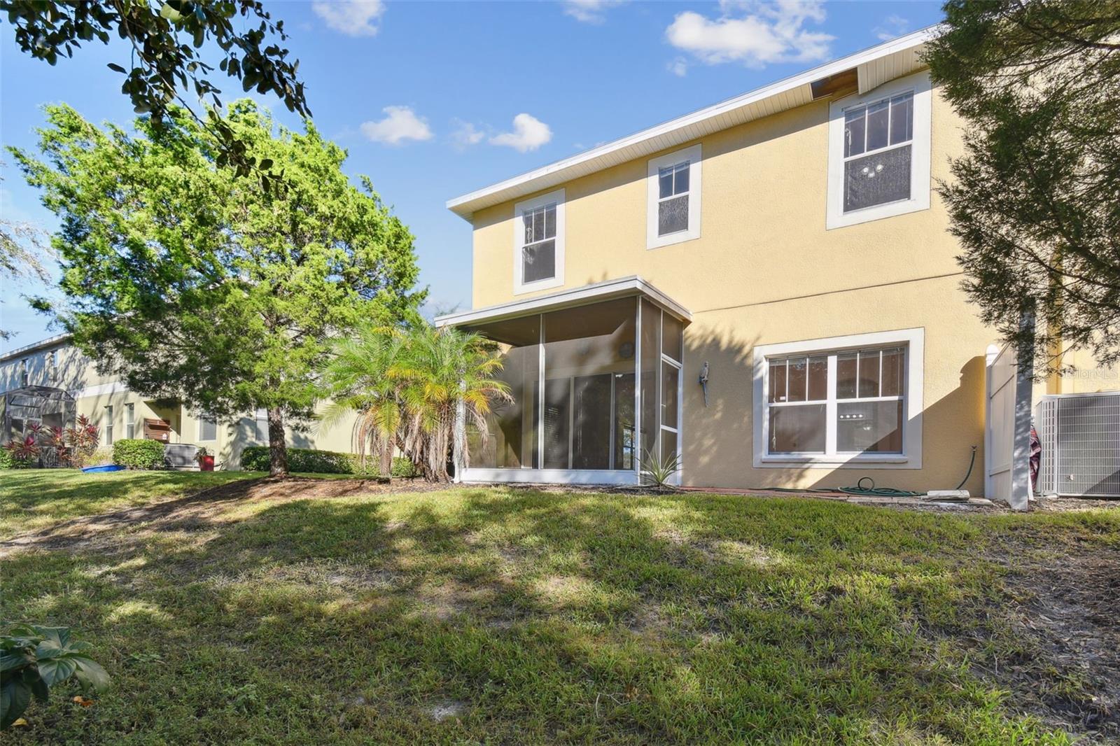 backyard with privacy fence