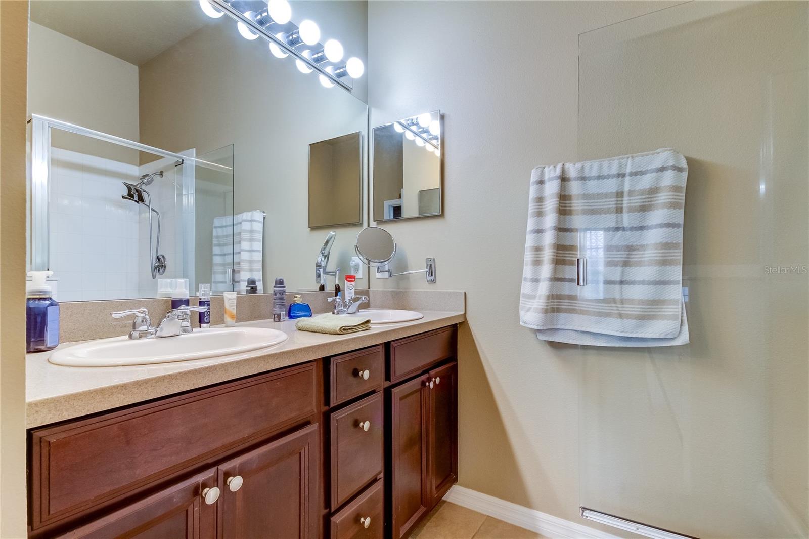 Primary bathroom upstairs.