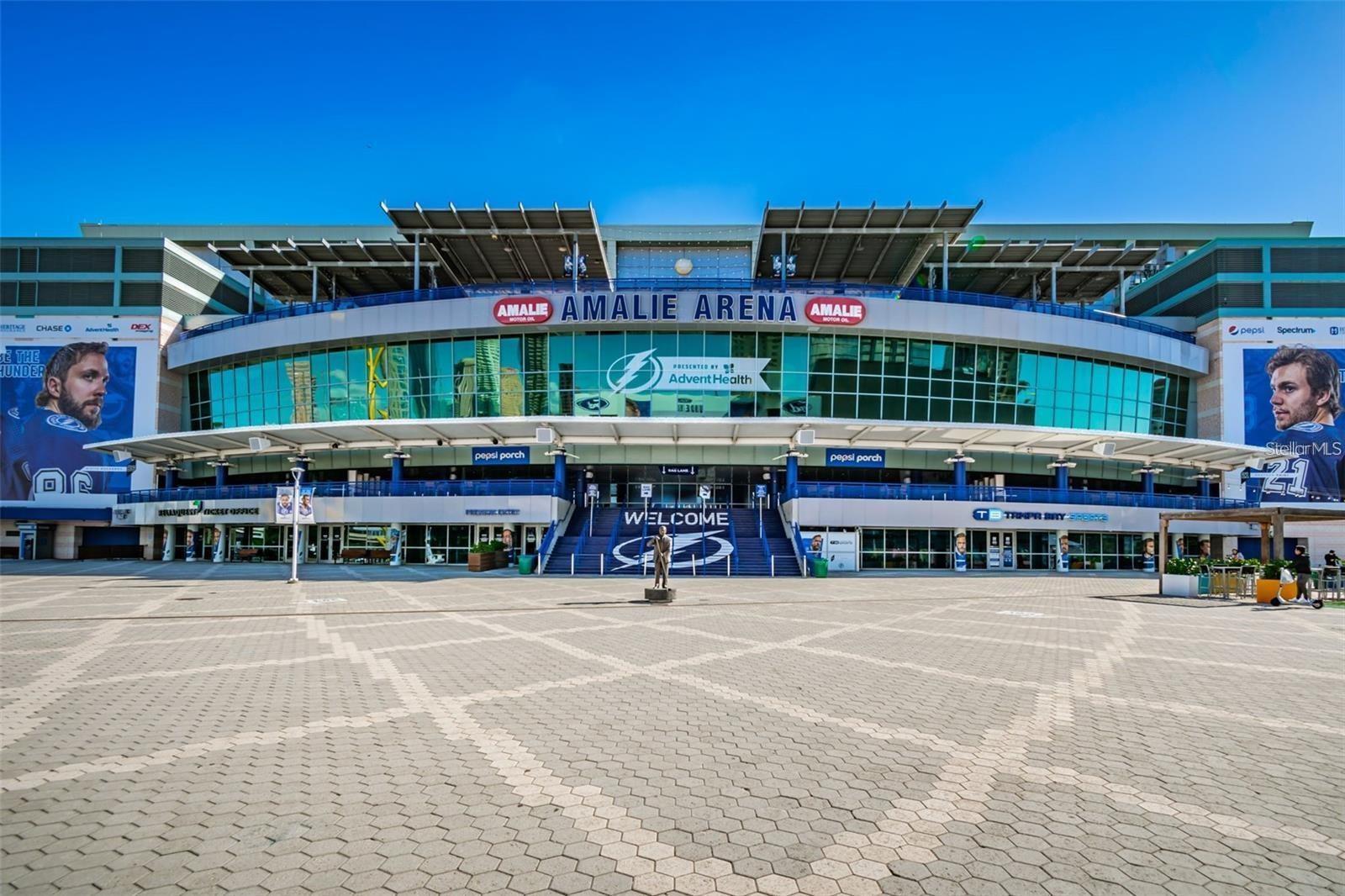 Forget about trying to park and paying to park you could live walking distance to the Amalie arena to see concerts and watching the hockey games