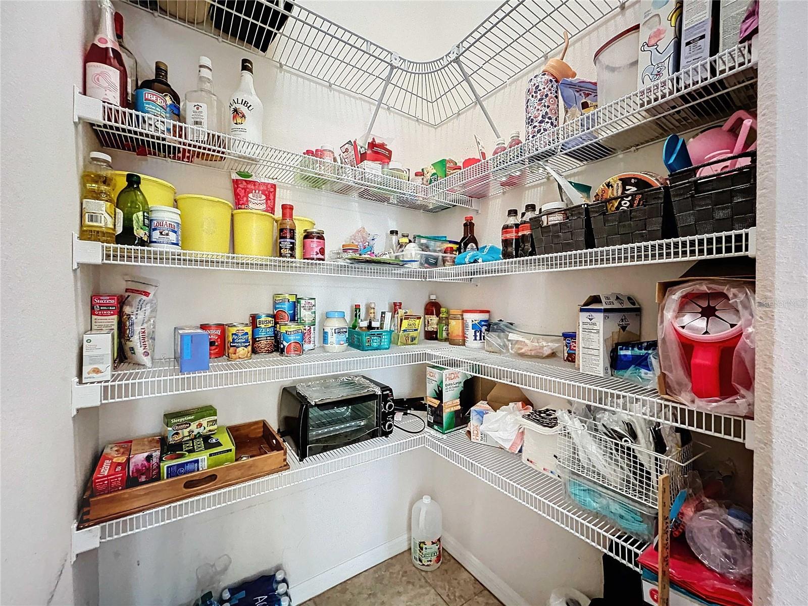 Kitchen walk-in pantry