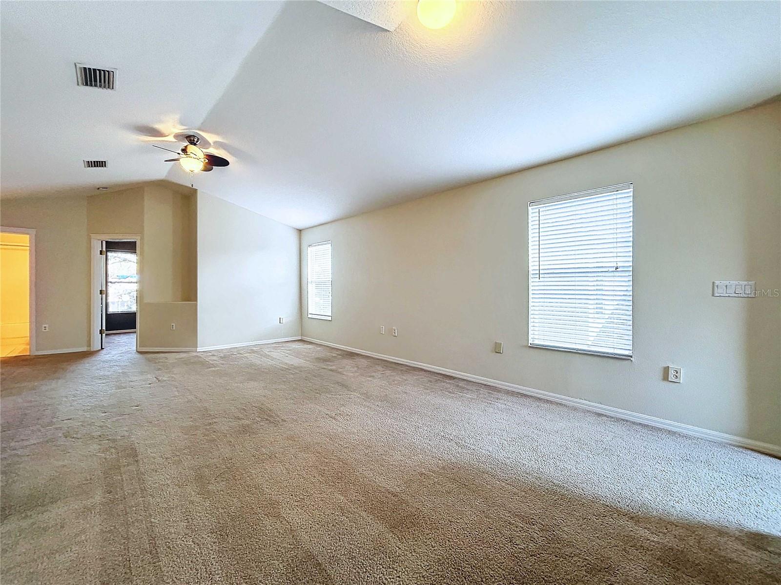 Upstairs bonus room with new paint