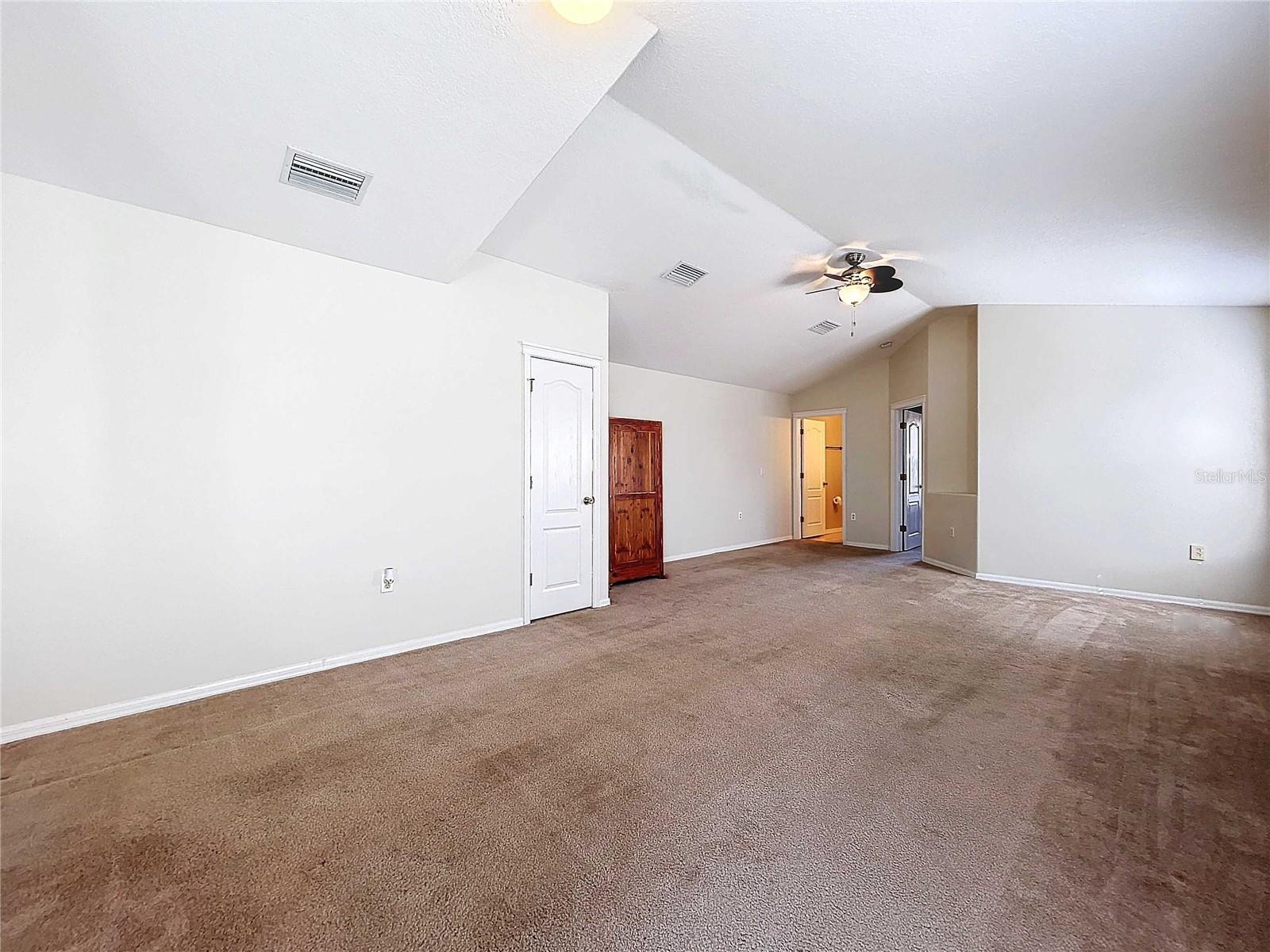 Upstairs bonus room with new paint