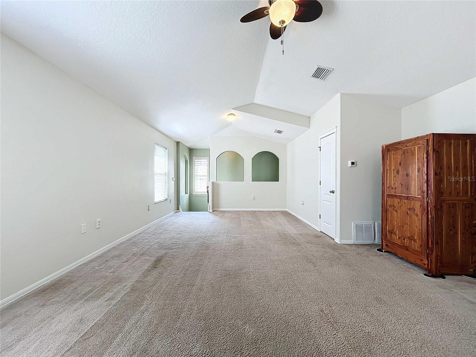 Upstairs bonus room with new paint