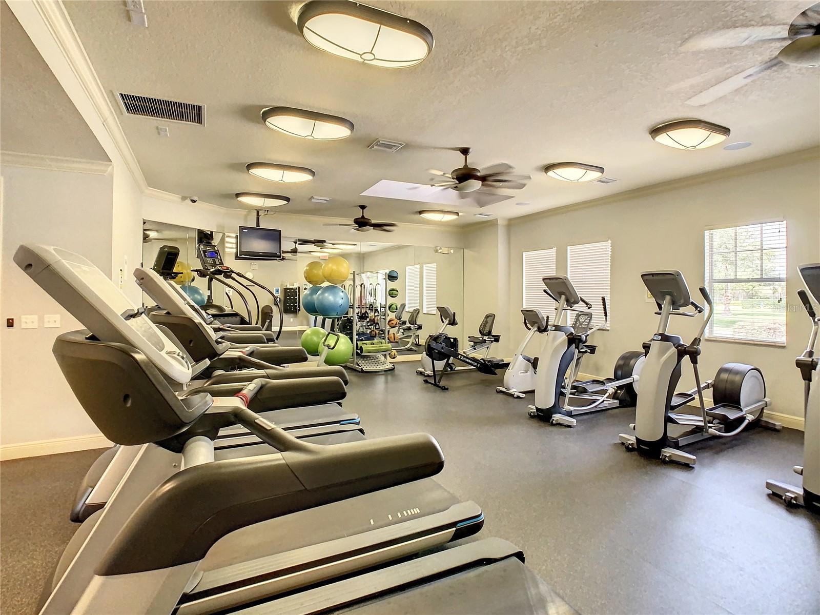 Community fitness room