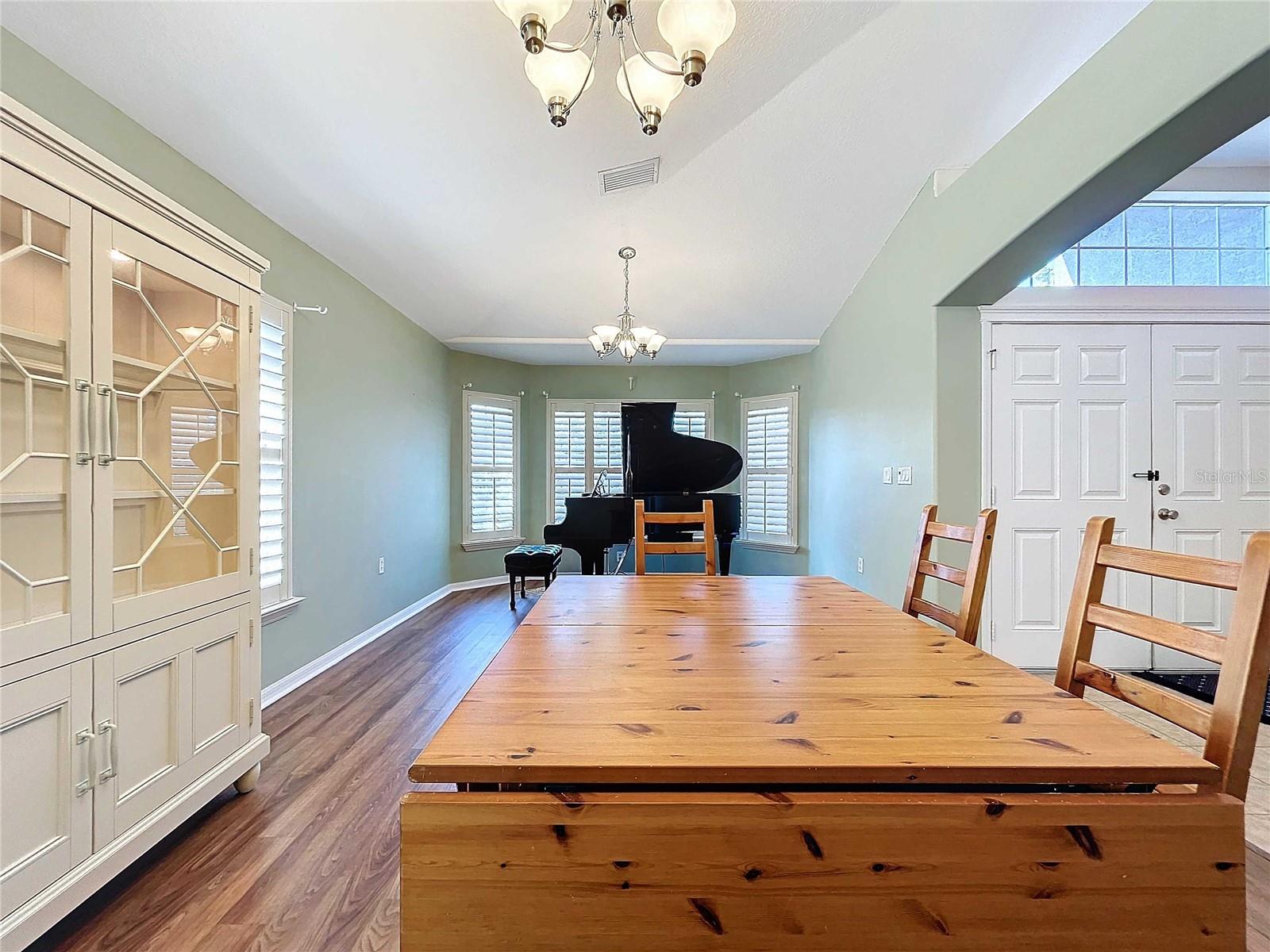 Dining room looking towards living room