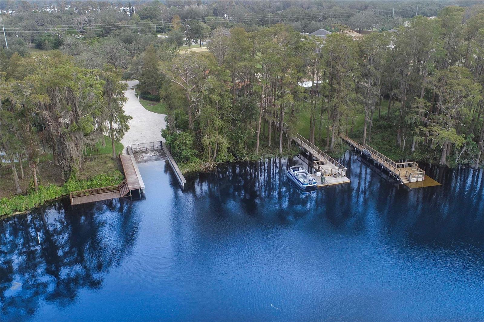 Access to boat ramp