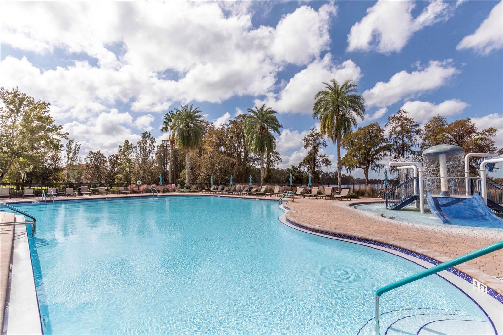 Huge swimming pool