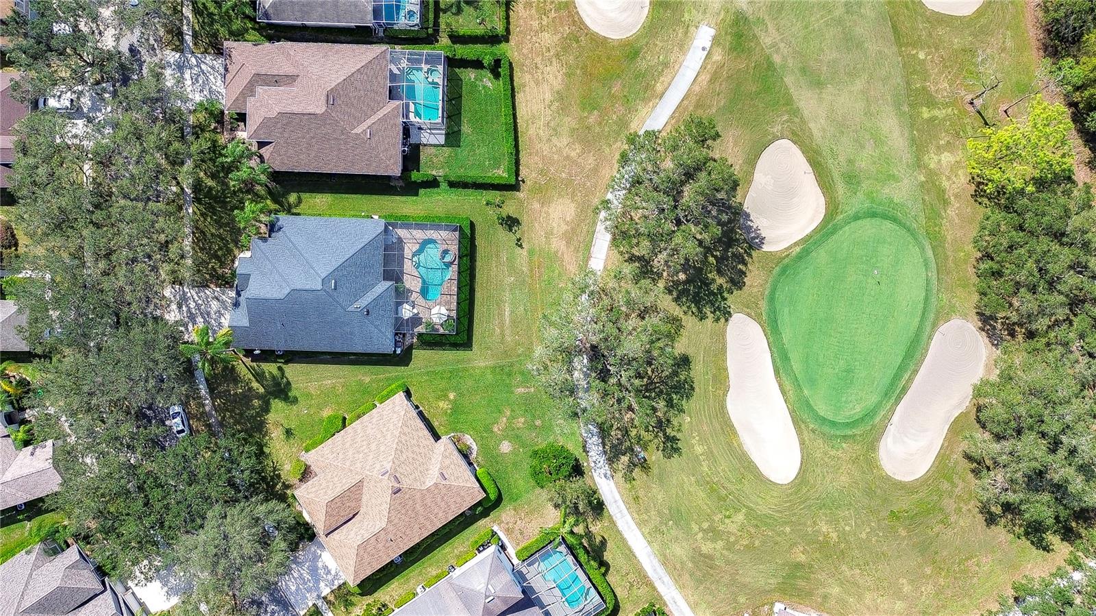 Golf course views!