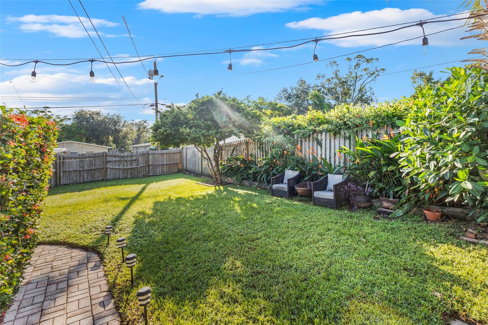 Great backyard for pets