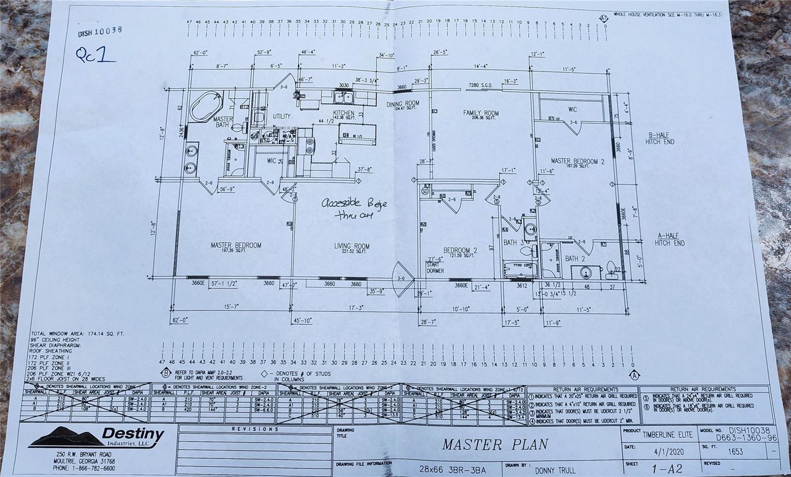 Final floor plan after customization