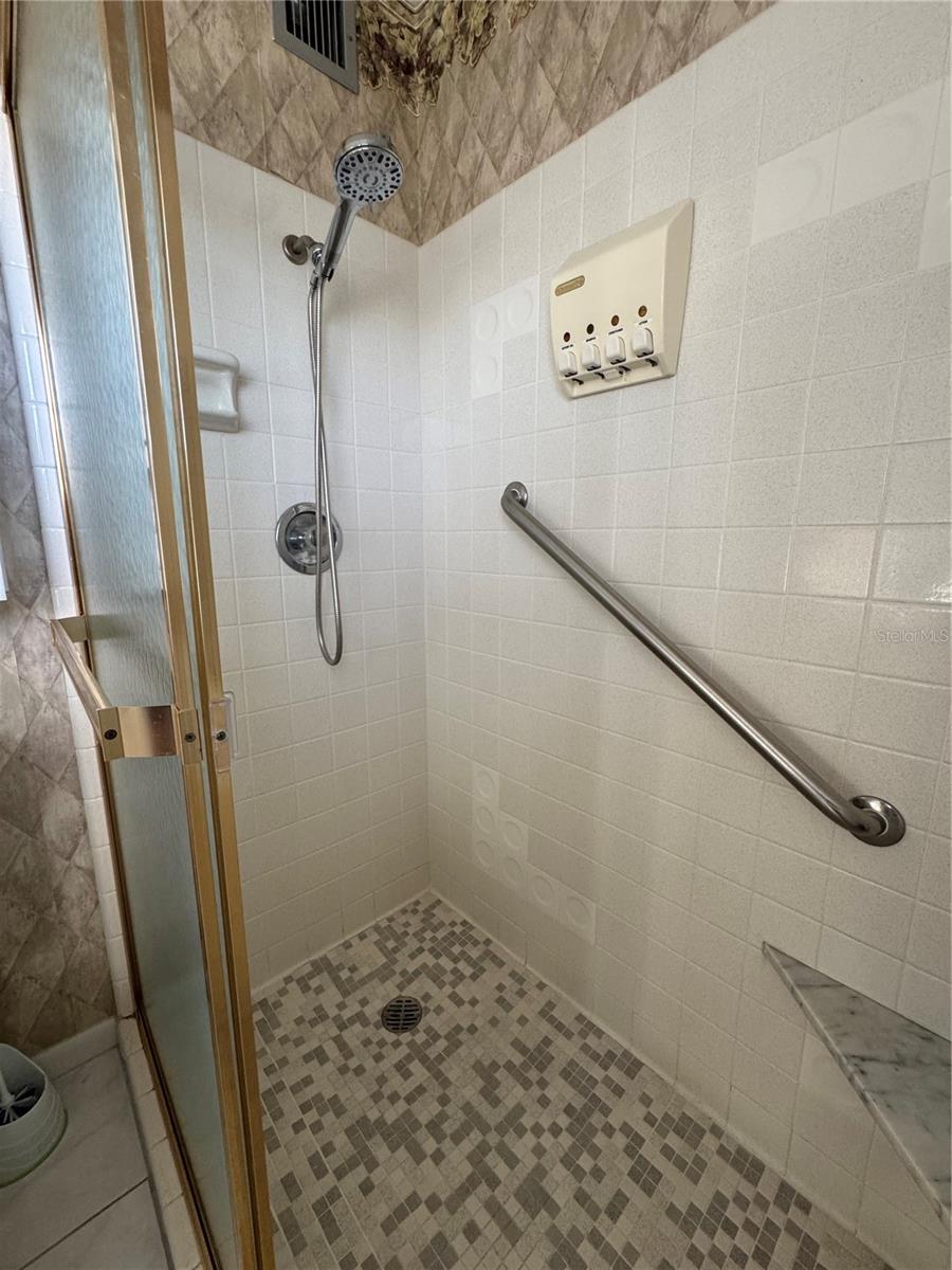 Shower in Master Bathroom