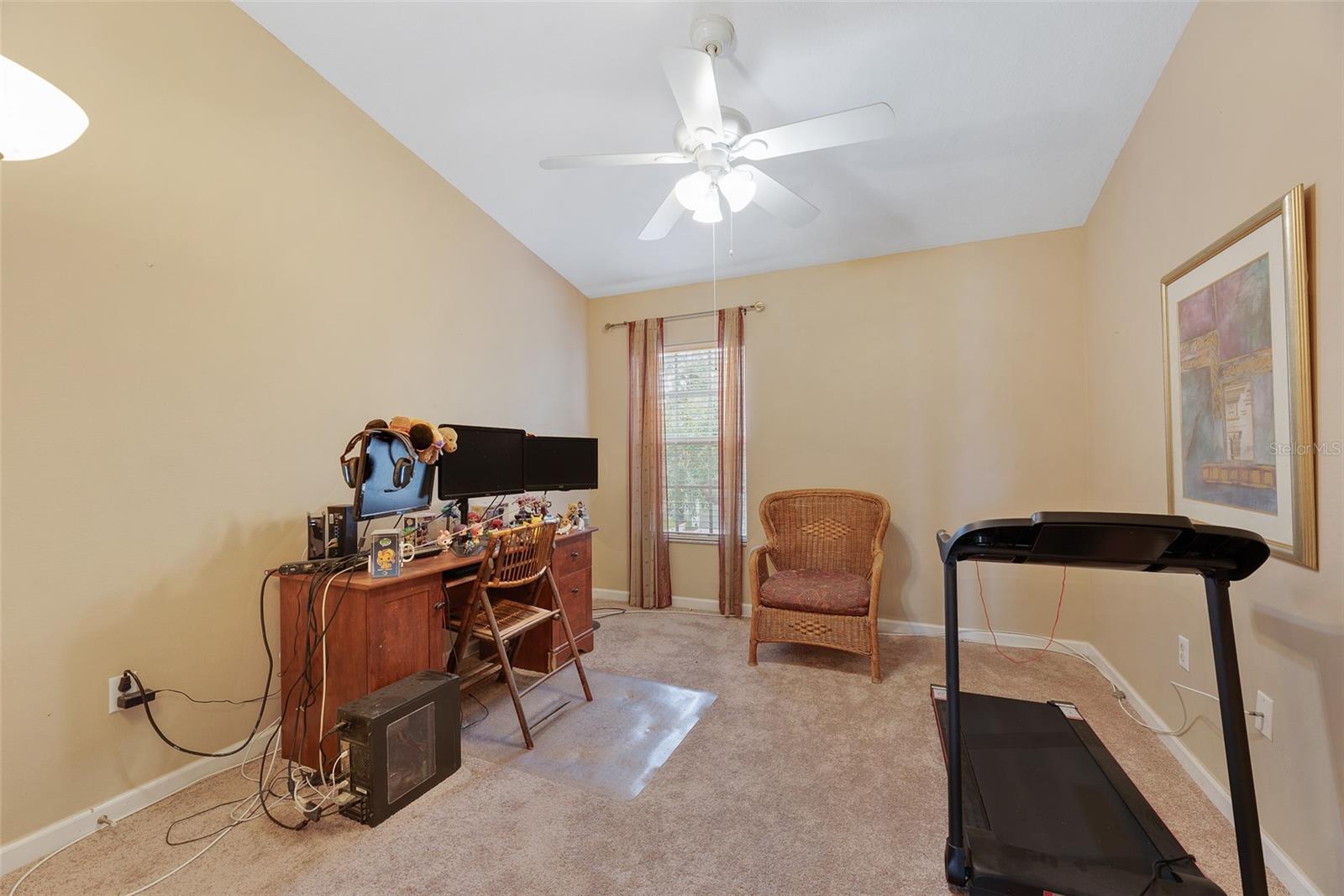 Bedroom #2 with carpet is 11x12 and shares a hall bathroom with bedroom #3.