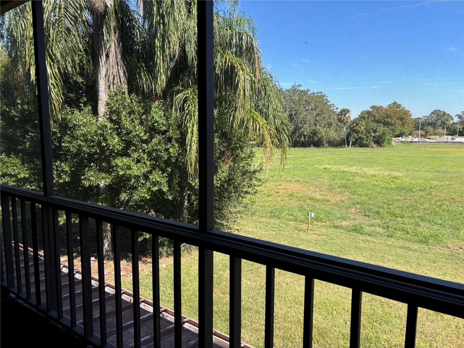 Peaceful view from the full-length balcony