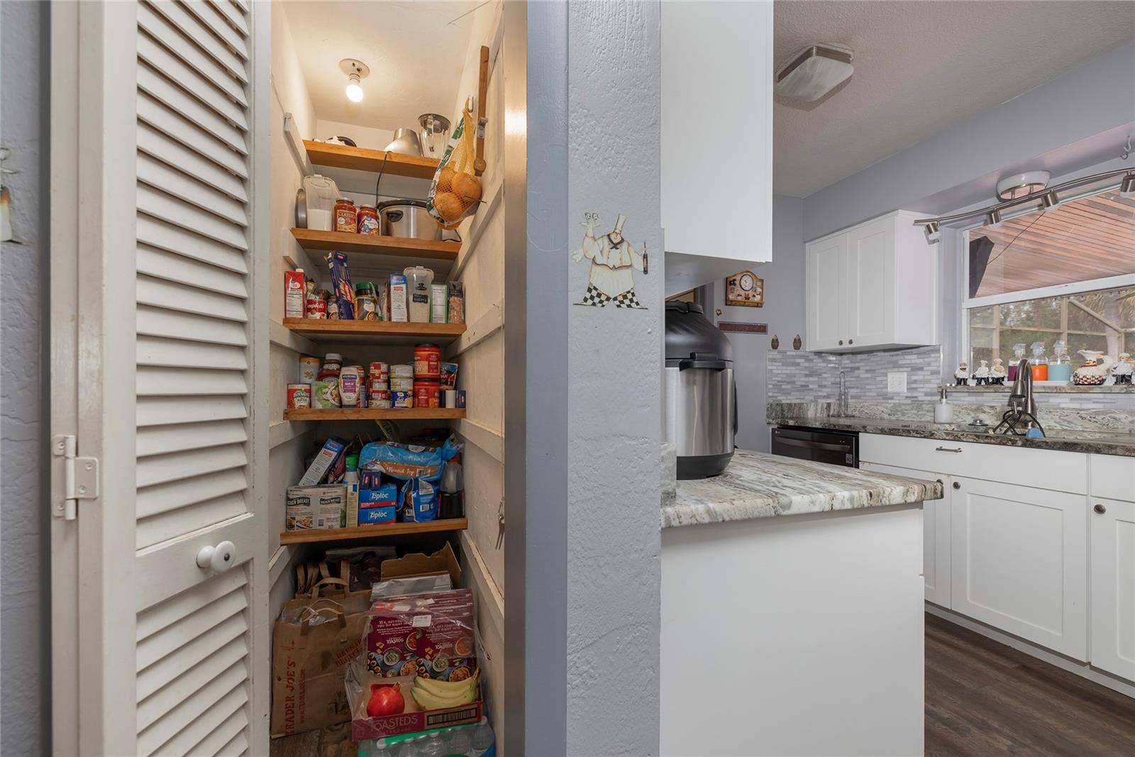 Updated Kitchen with deep closet pantry