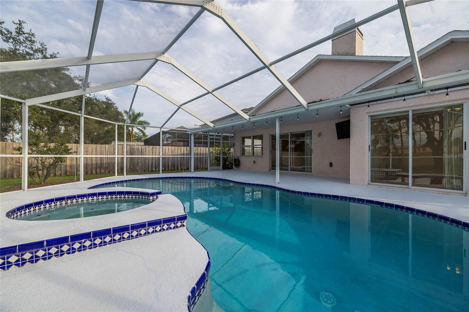 Heated pool and spa