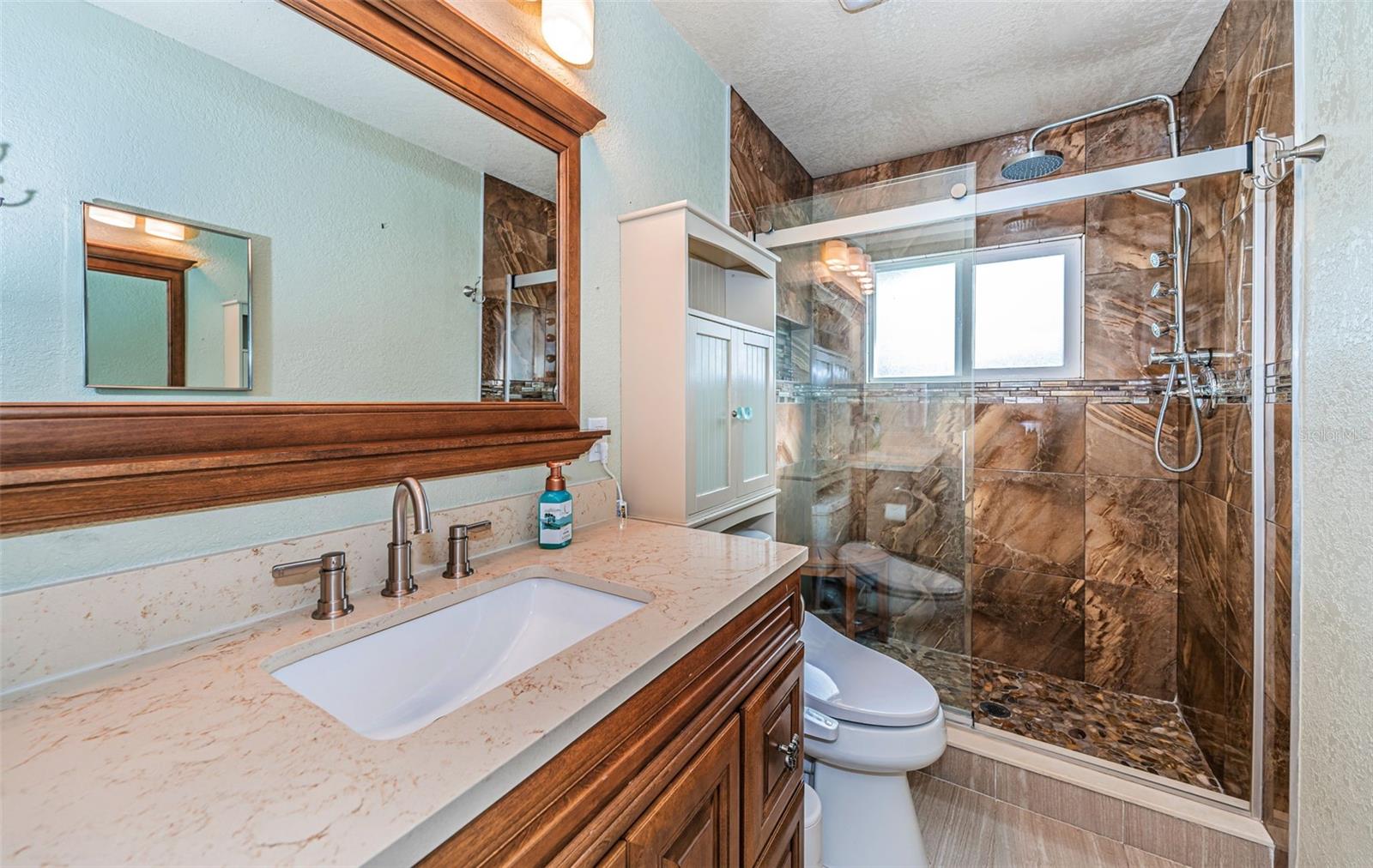 Upstairs master bathroom