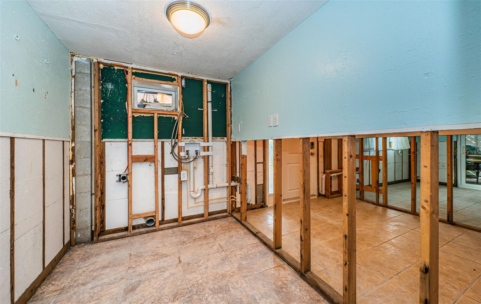 Downstairs laundry room current state