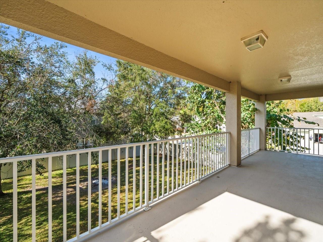 Balcony off master bedroom.