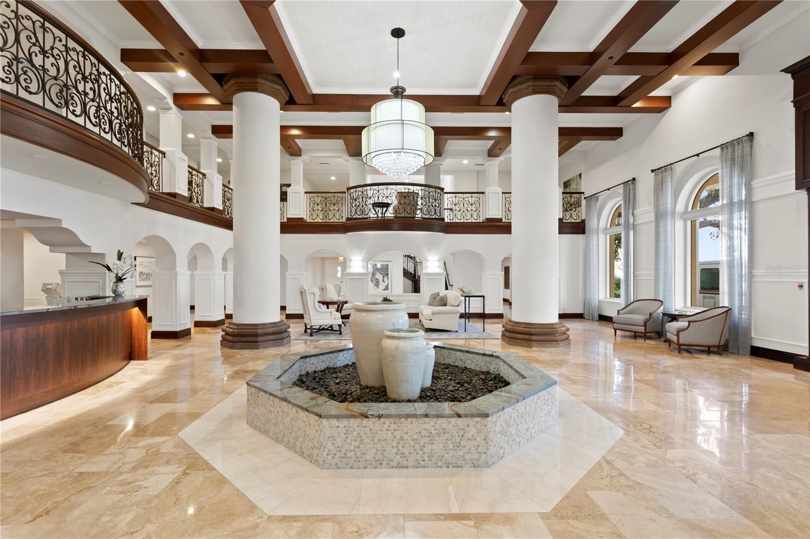 Newly renovated Lobby with Mezzanine