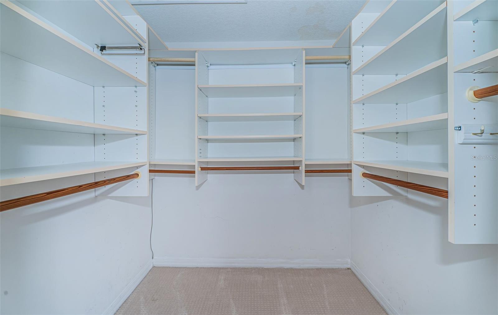 Primary Bedroom Walk-In Closet!