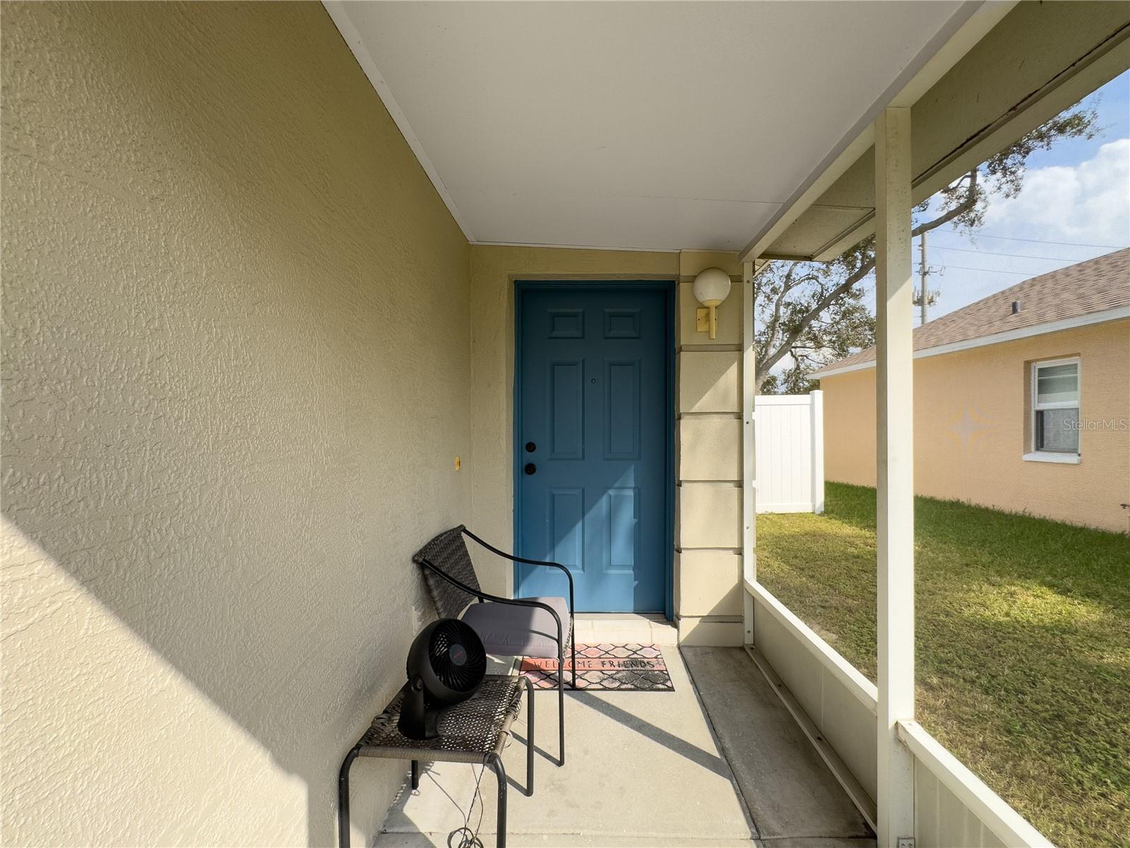 Covered front porch