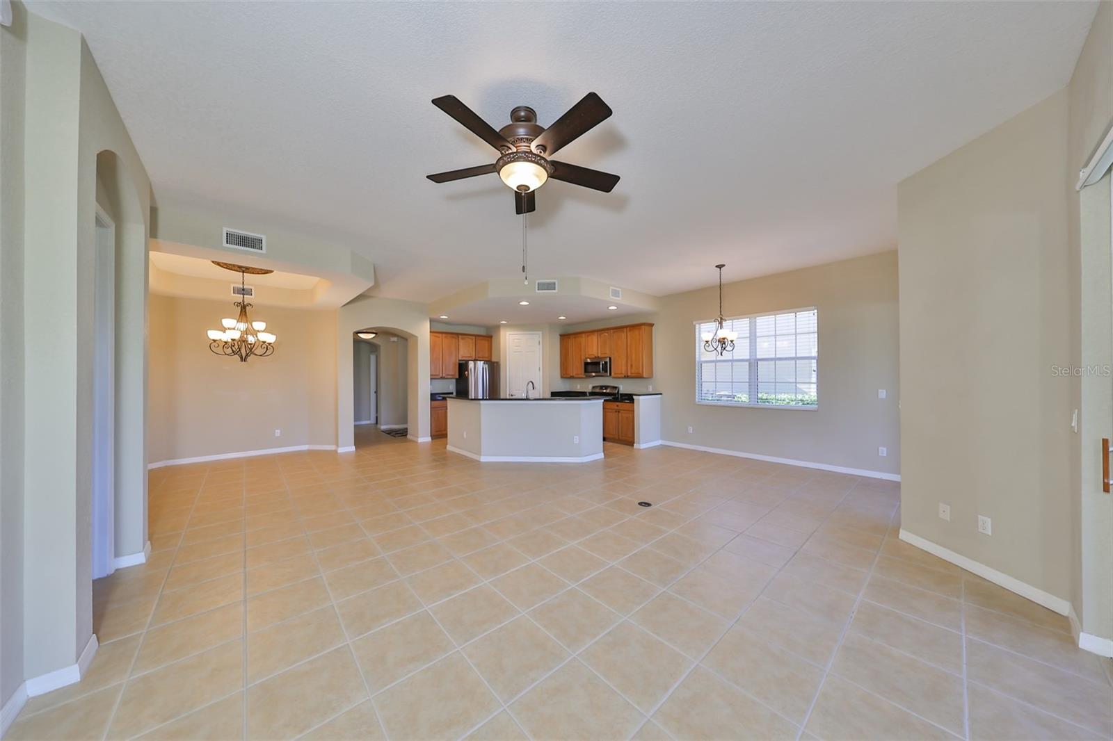 A large open floor plan makes it easy for entertaining and always being in the action.