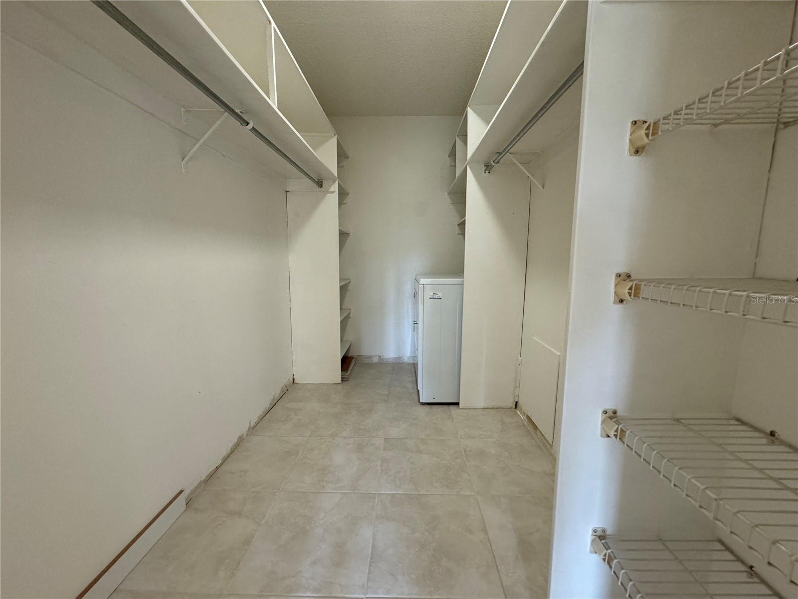 Large walk-in closet