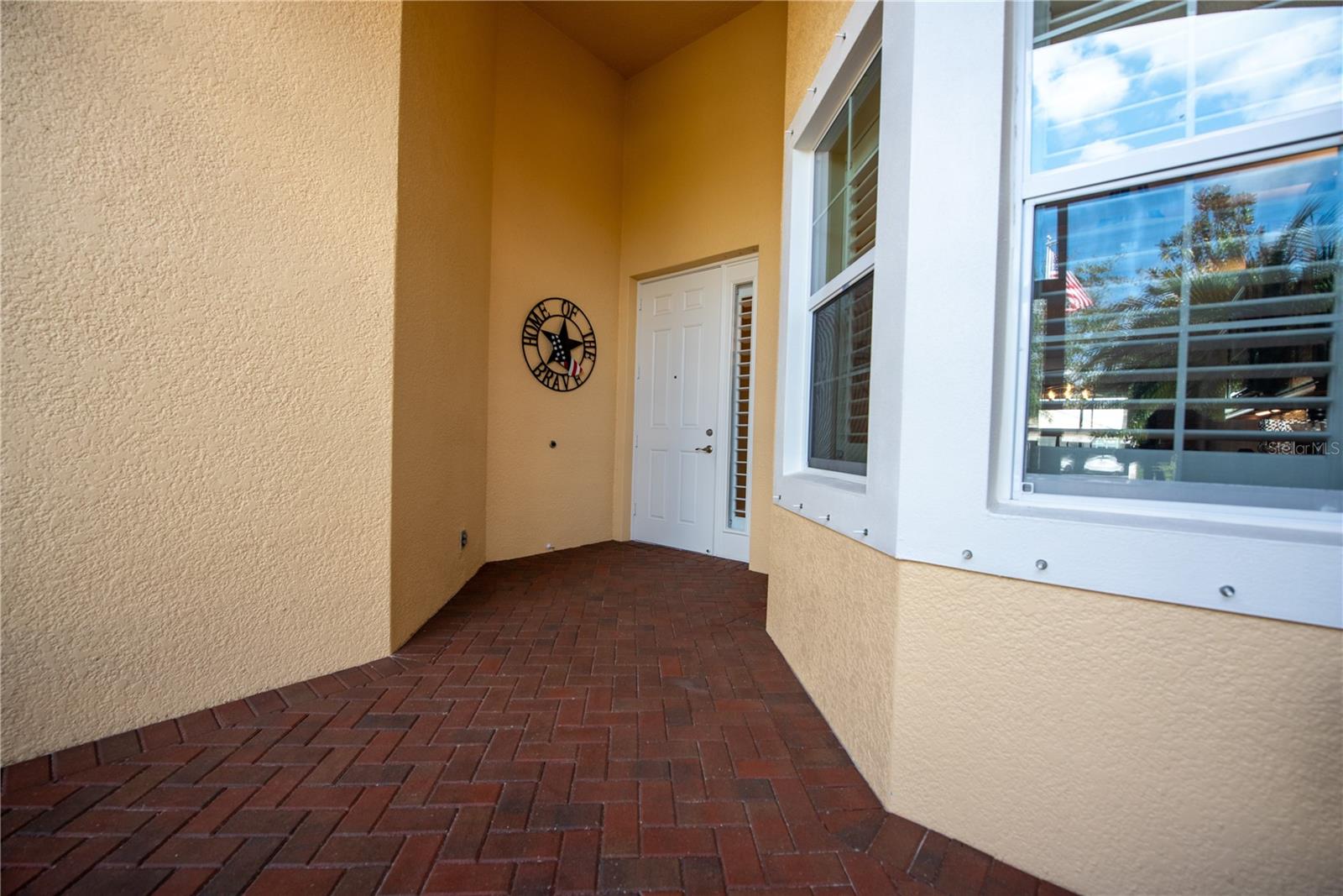 Front door & screened in patio