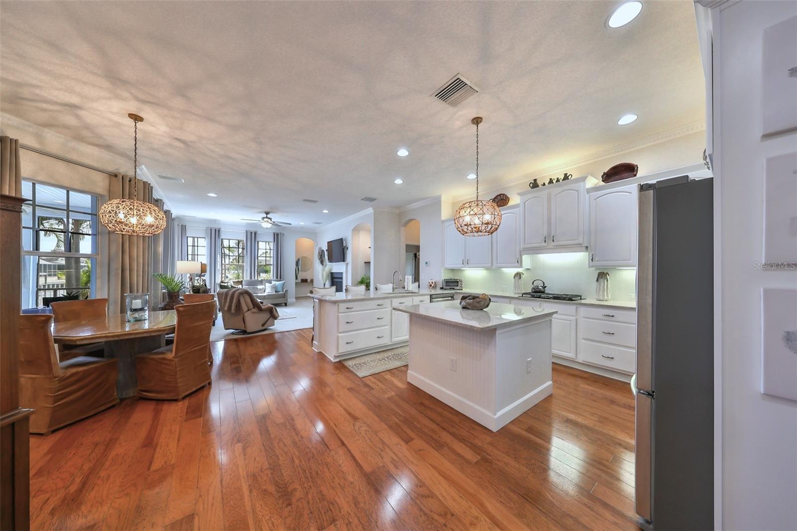 Entry to Kitchen/ Breakfast Nook/ Family Room