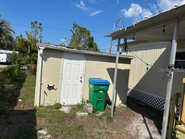 FRONT YARD SHED