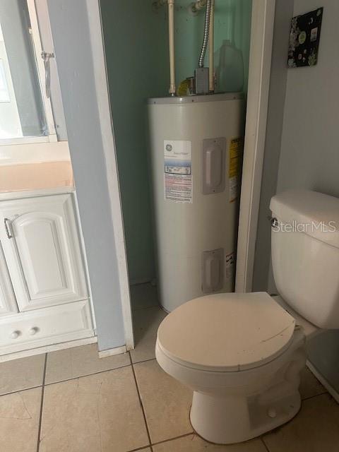 WATER HEATER IN PRIMARY BATHROOM