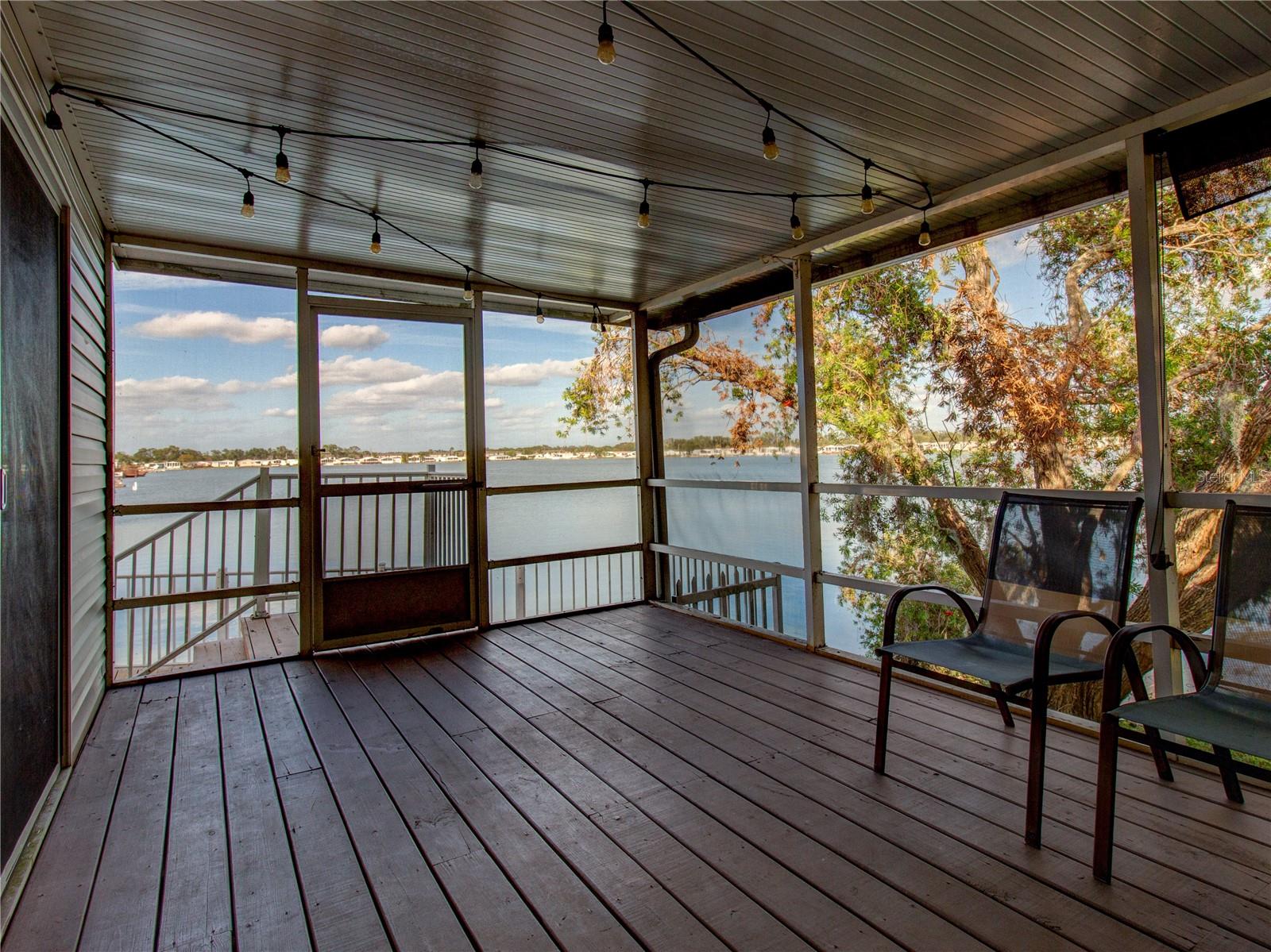 Lakefront Lanai off of the Lakefront Living Room