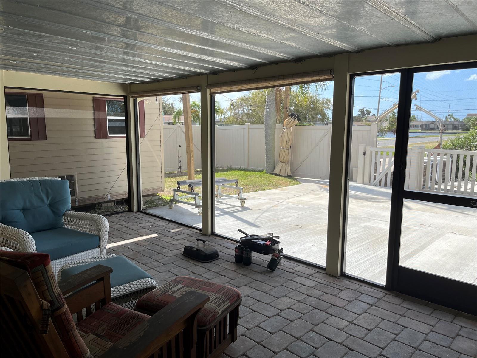 screened in patio