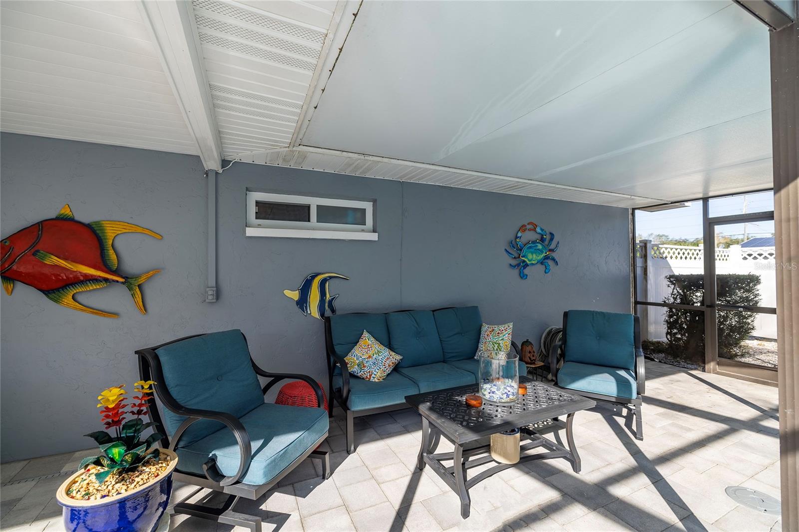 Screened Patio by the pool