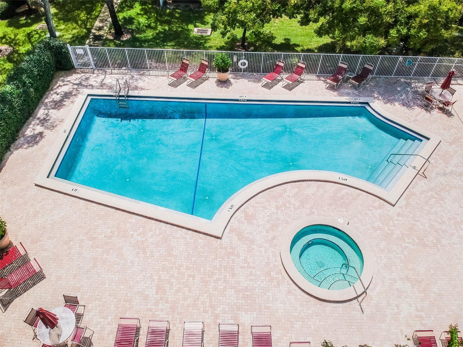 Faircrest community pool and spa