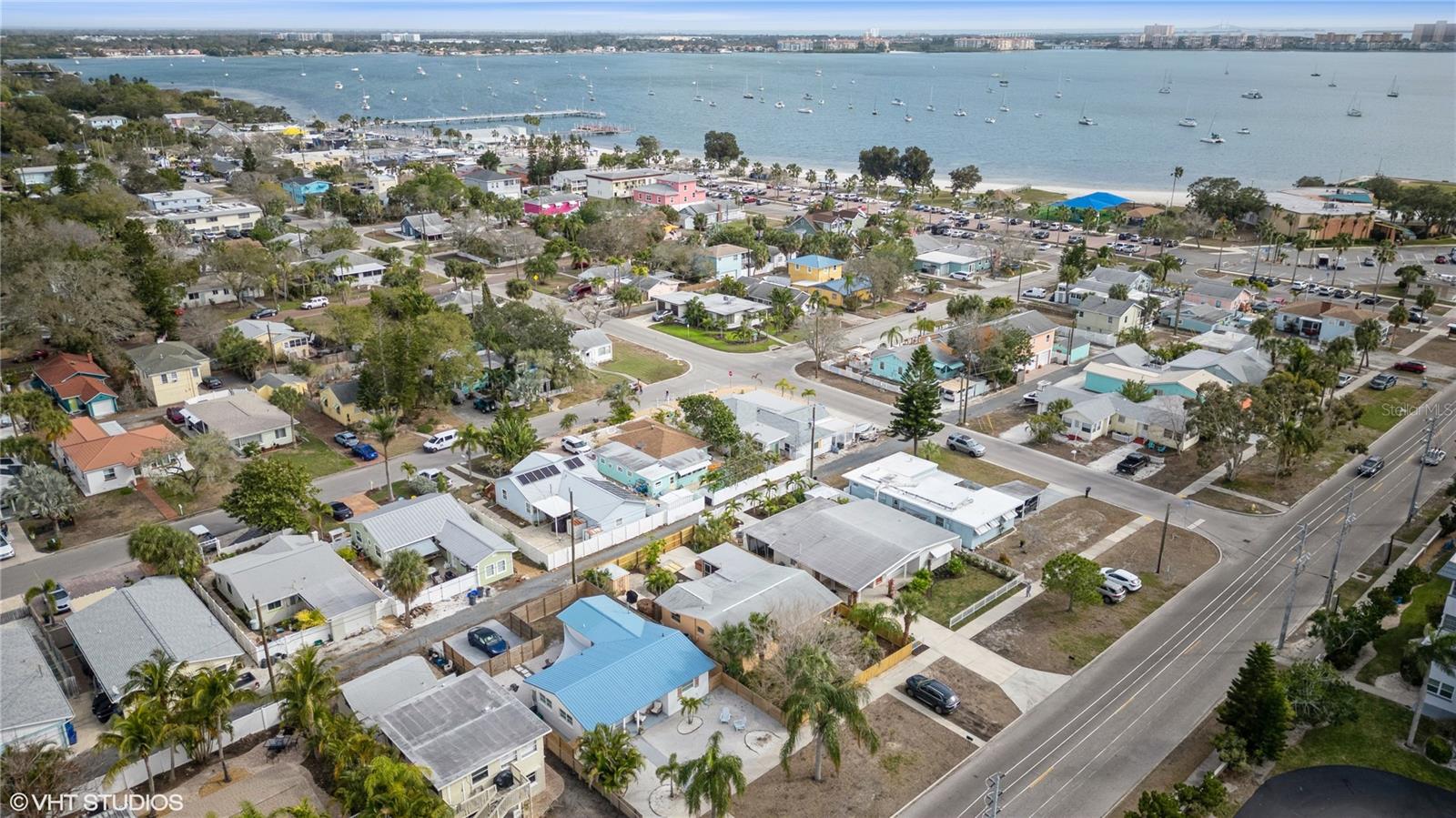 Aerial photo prior to storms