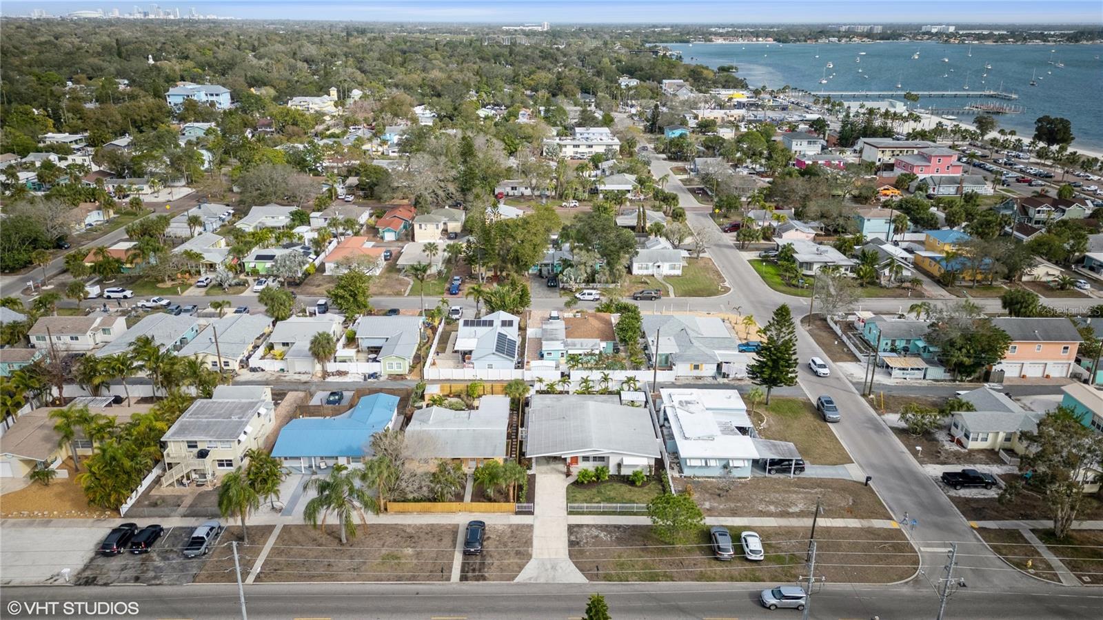 Aerial photo prior to storms