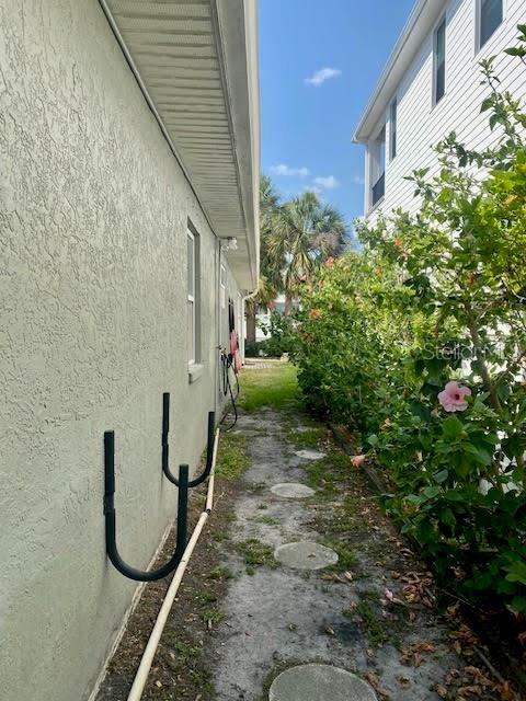 Side access with recreation equipment storage