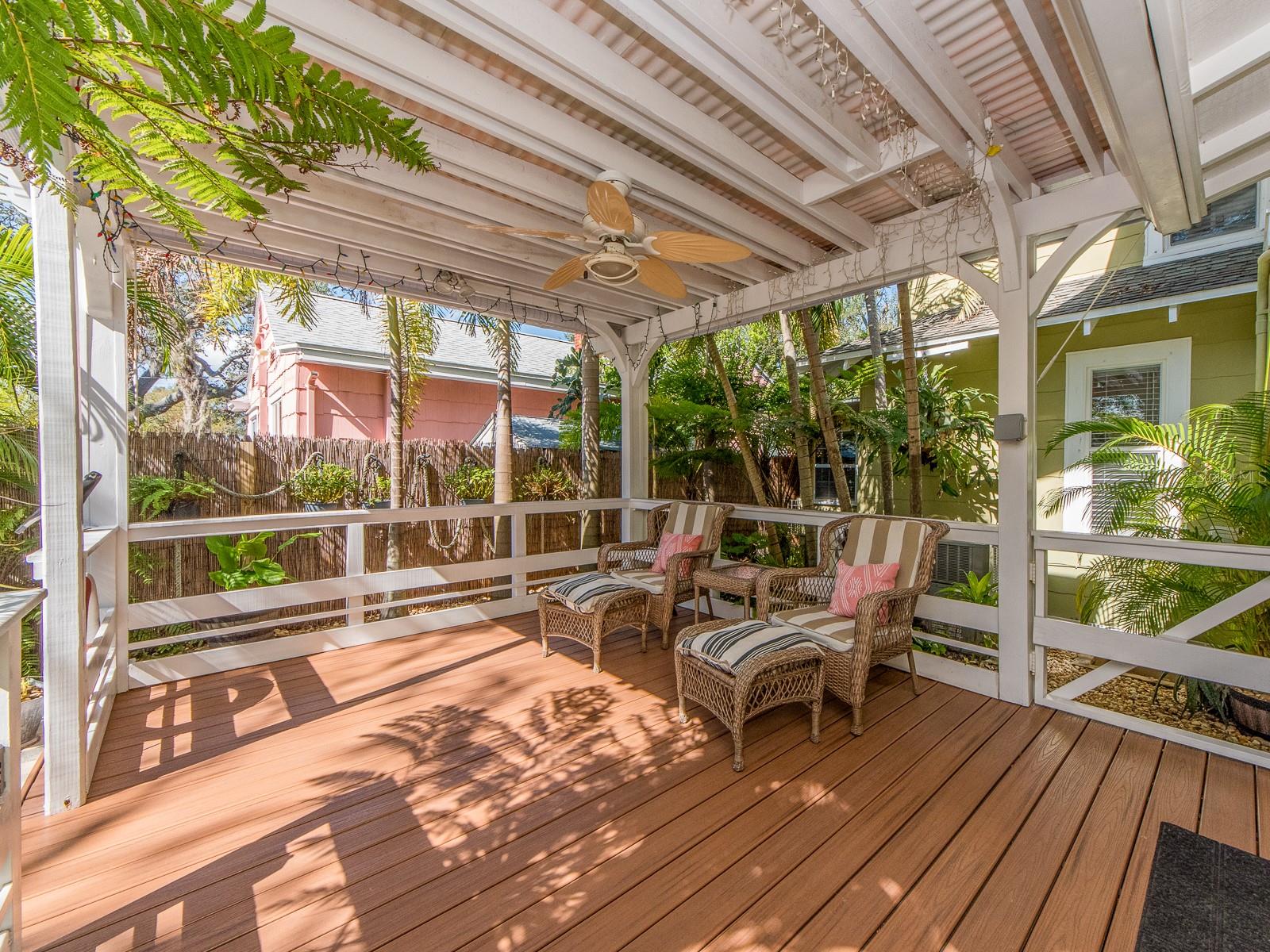 Covered deck