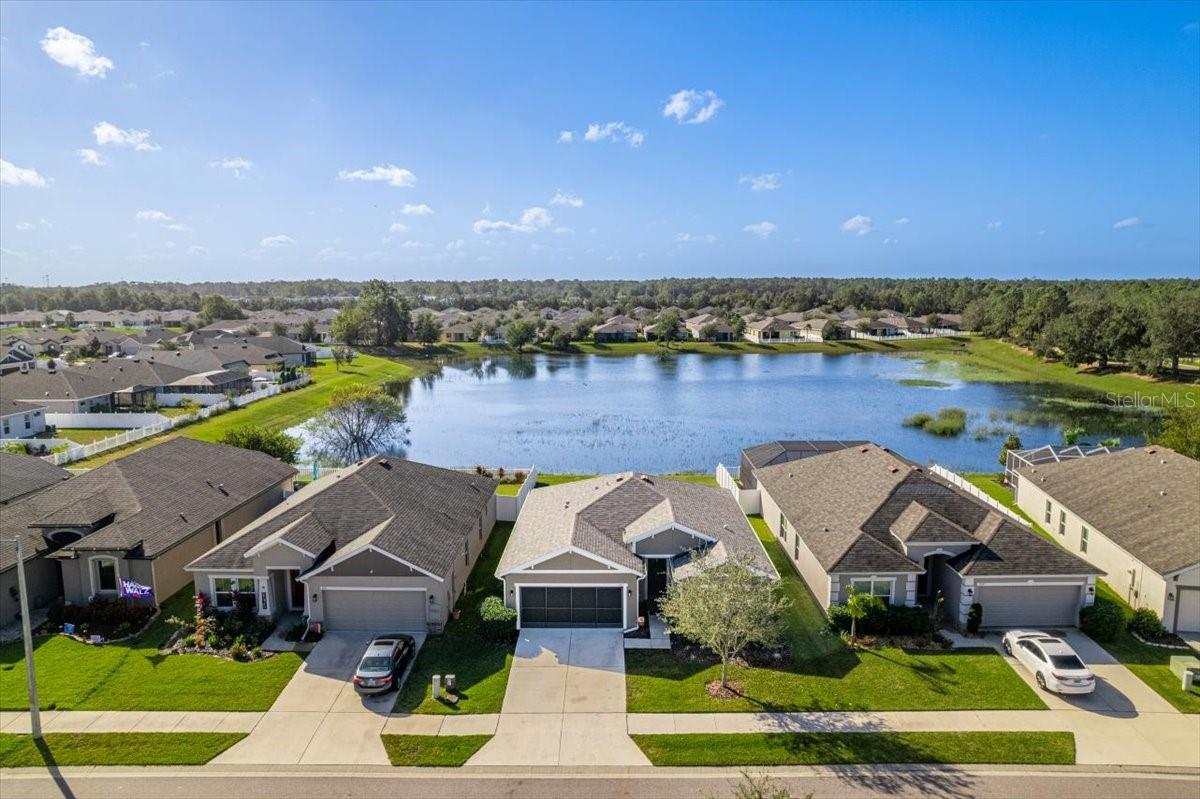 Aerial of the Pond