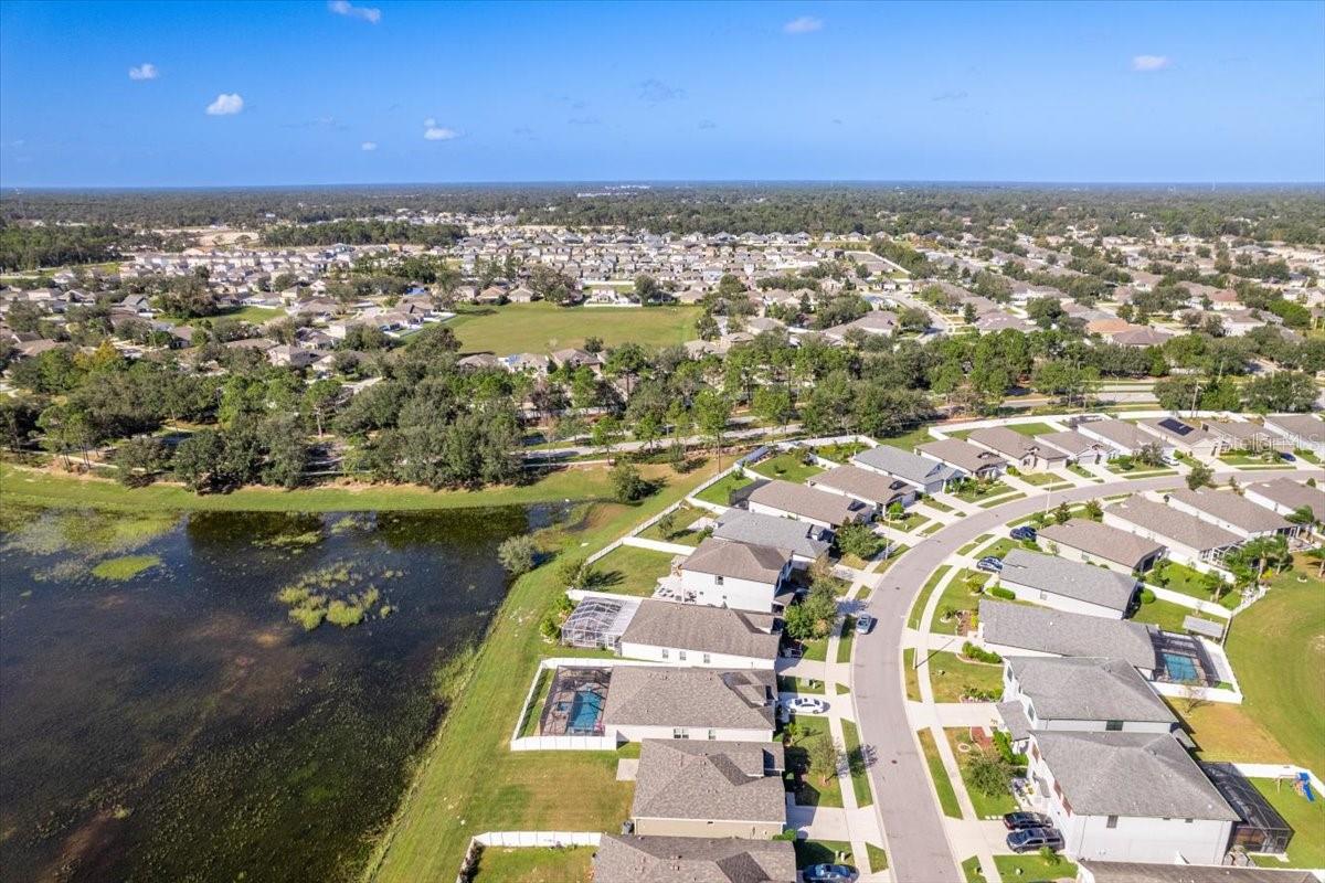 Aerial of Beautiful Villages of Avalon Neighborhood