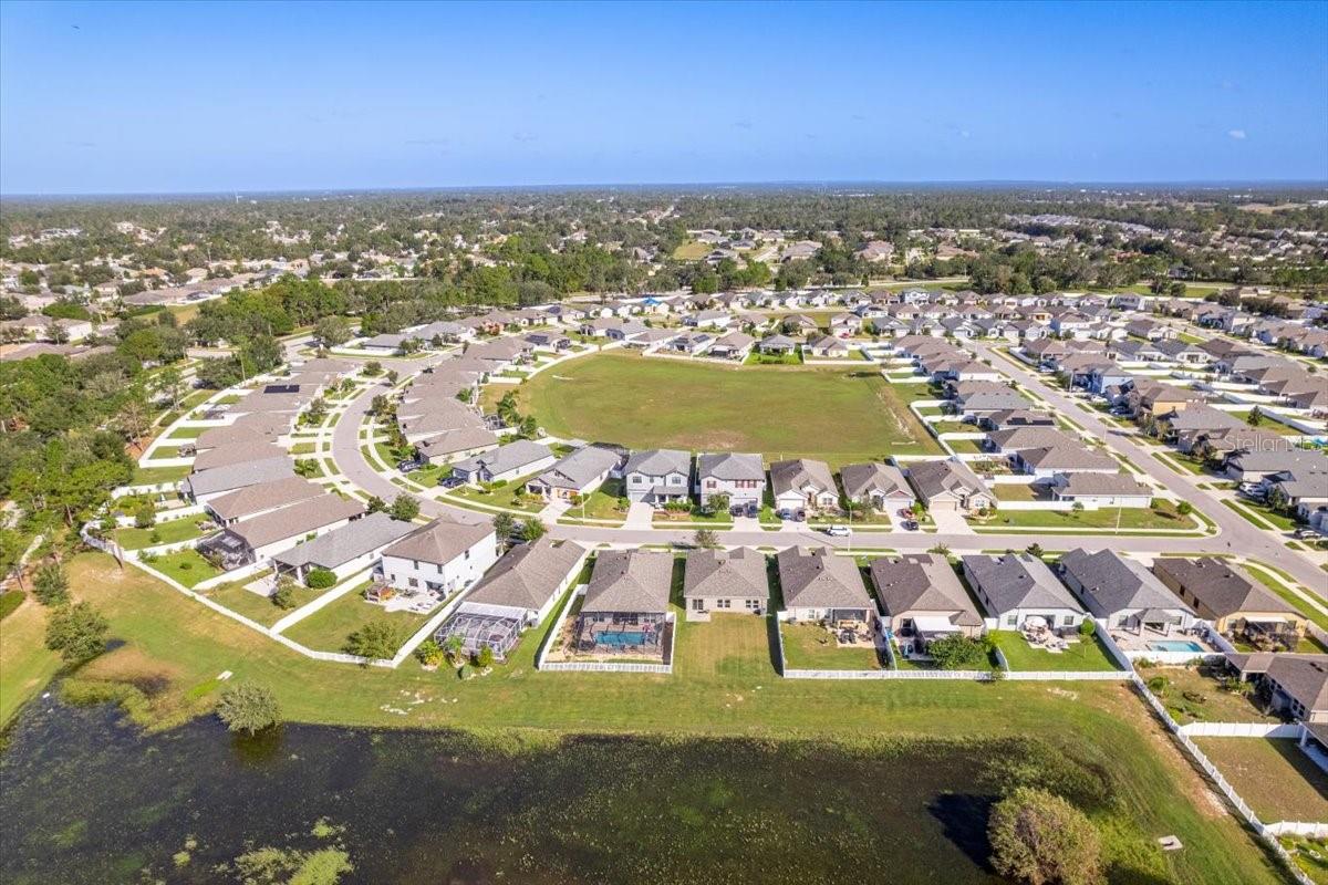 Aerial of Beautiful Villages of Avalon Neighborhood