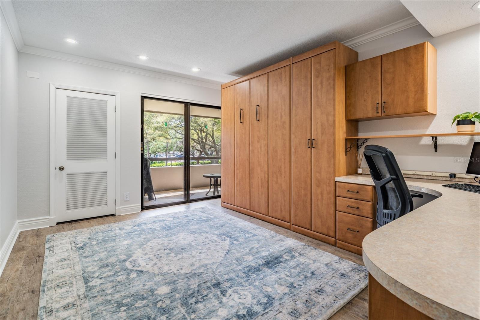 Bedroom 3 with Murphy Bed and desk