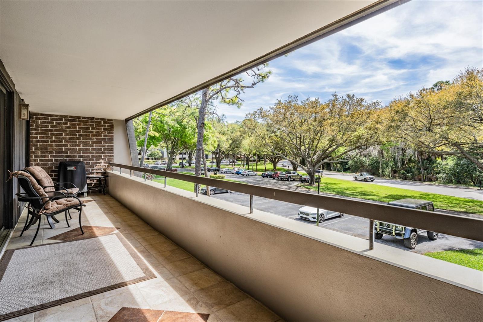 Large balcony for enjoying the weather