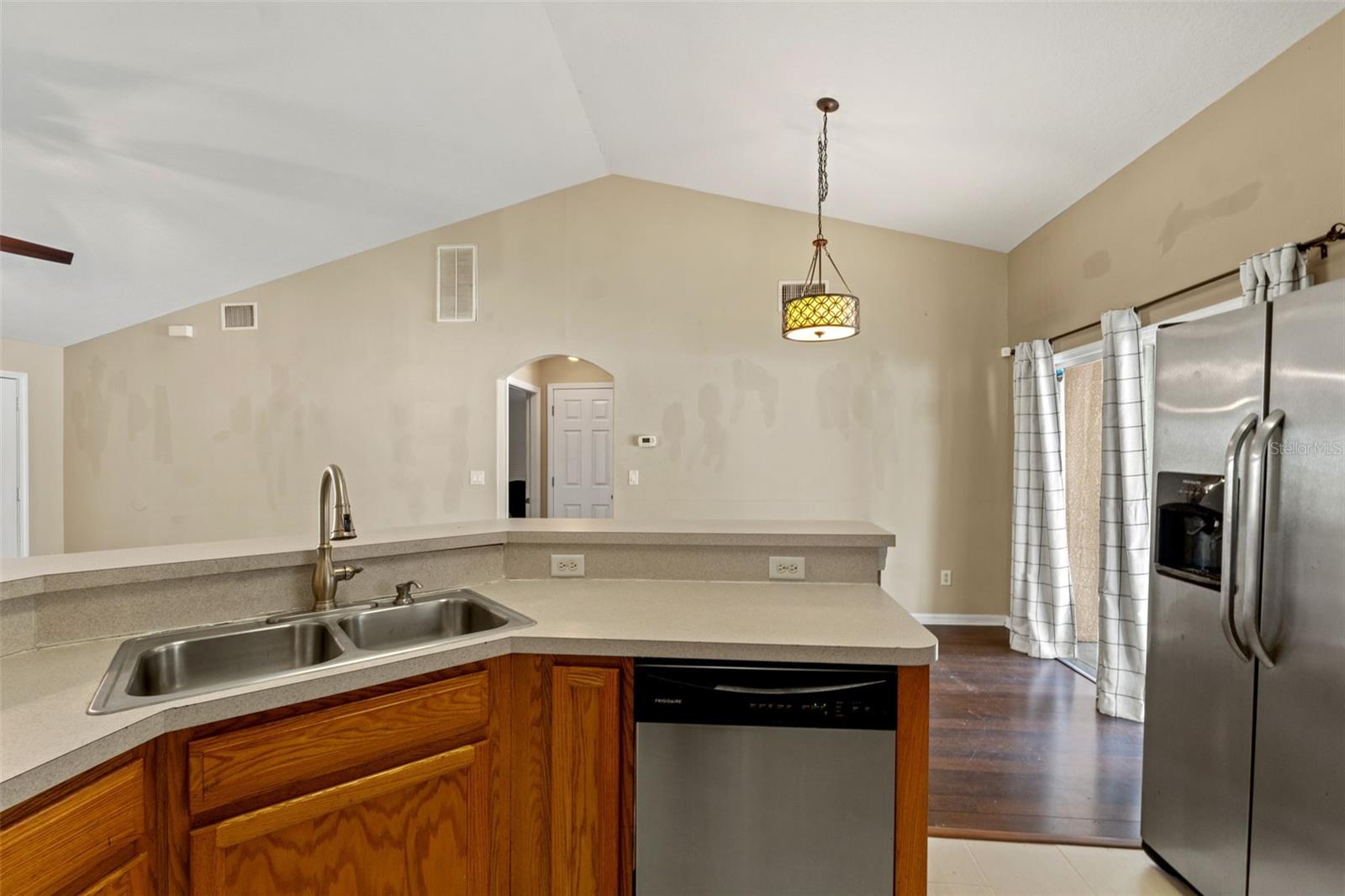 Open and airy kitchen