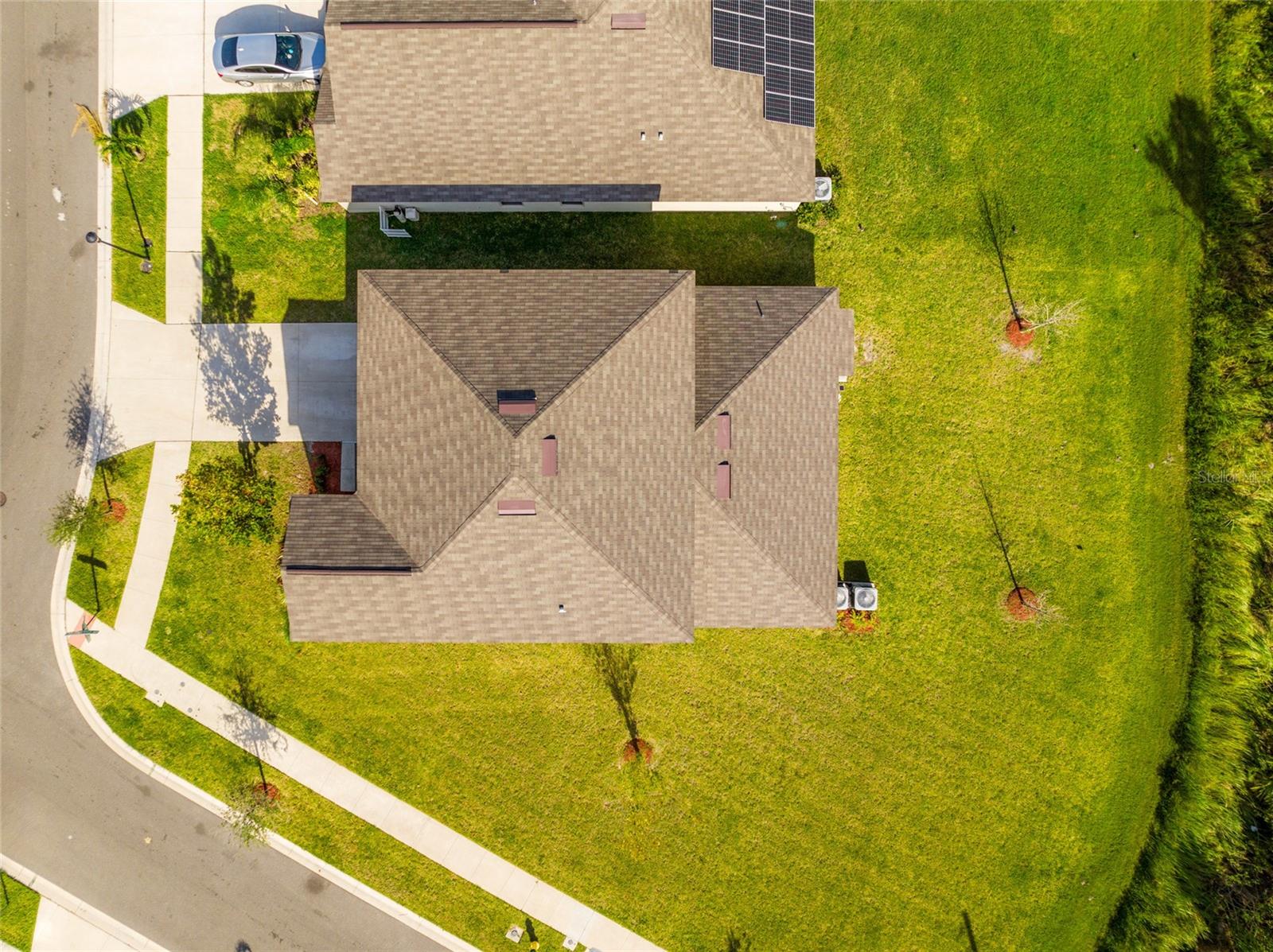 Overhead View of Lot