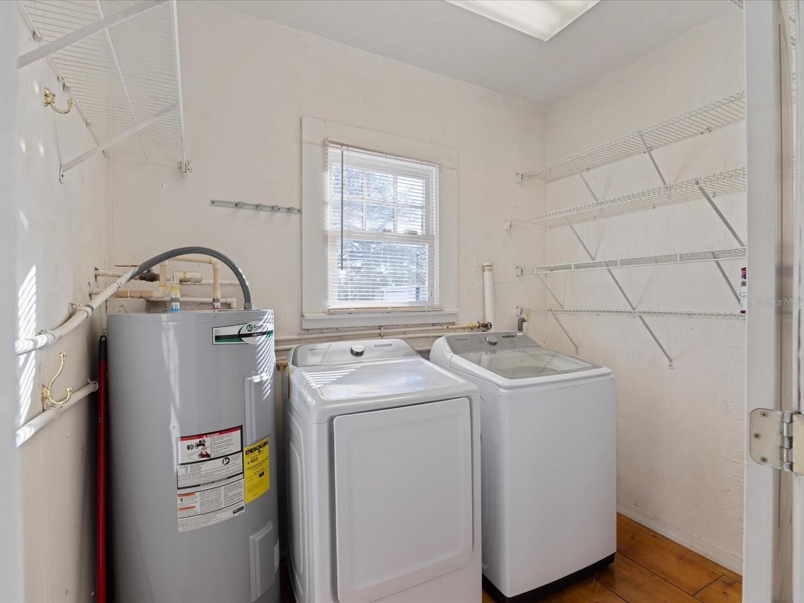 Laundry room off kitchen