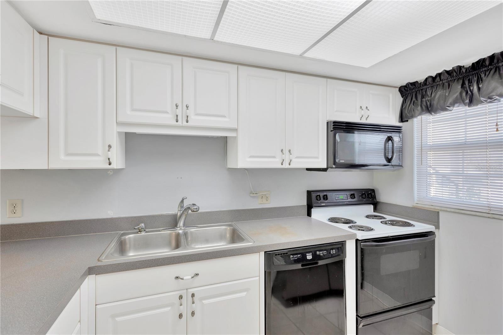 Bright white kitchen