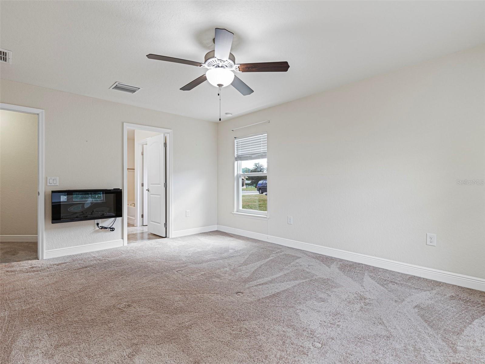 Virtually Staged Primary Bedroom