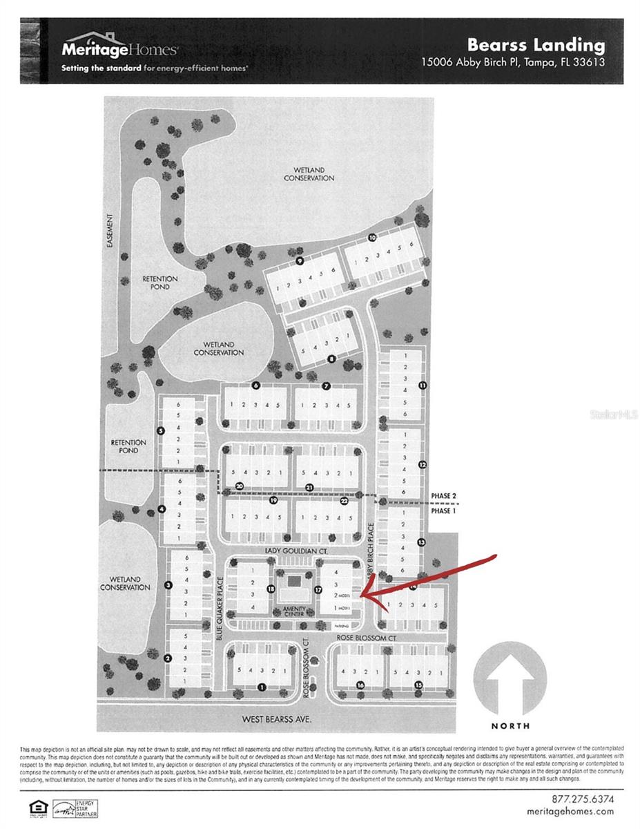 Bearss Landing Map